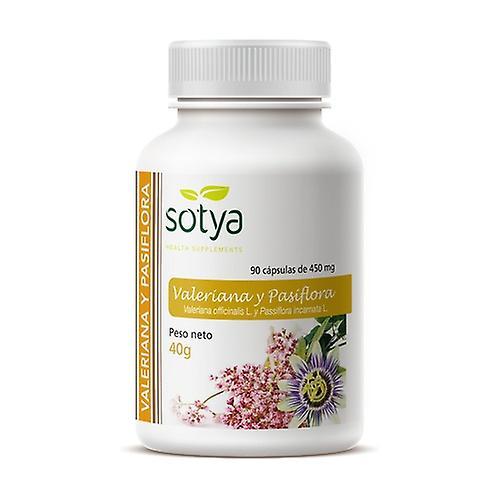 Sotya Valerian and passionflower 90 capsules of 450mg on Productcaster.