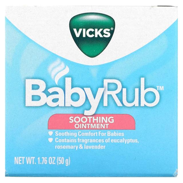 Vicks, Baby Rub, Soothing Ointment, 1.76 oz (50 g) on Productcaster.