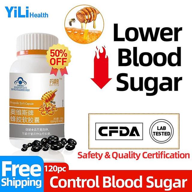 Coscelia Diabetes Treatment Diabetic Relief Medicine Propolis Capsules Control High Blood Sugar Supplement Cfda Approved Non-gmo 60pc 2bottles 120pc on Productcaster.