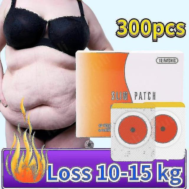 Tikuajgift 300pcs Extra Strong Slimming Slim Patch Fat Burning Slimming Products Body Belly Waist Losing Weight Cellulite Fat Burner Sticke on Productcaster.