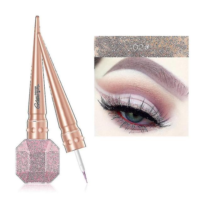 Szmtcv Colorful Glitter Eyeliner Lang anhaltender wischfester Eyeliner Highlight Brighten Liquid Eyeliner 02 on Productcaster.