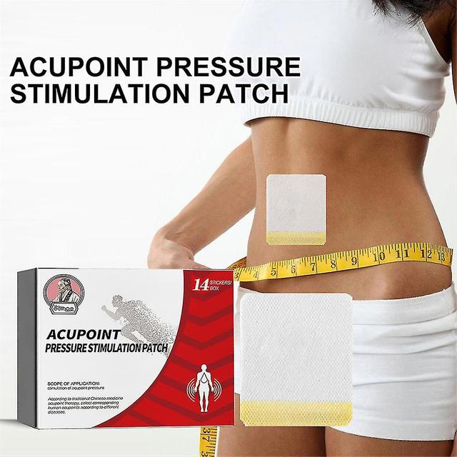 42pcs Parche De Estimulación De Punto De Acupuntura De Eelhoe Para Reducir El Azúcar En La Sangre Parche Auxiliar Para Promover La Digestión Y Elim... on Productcaster.