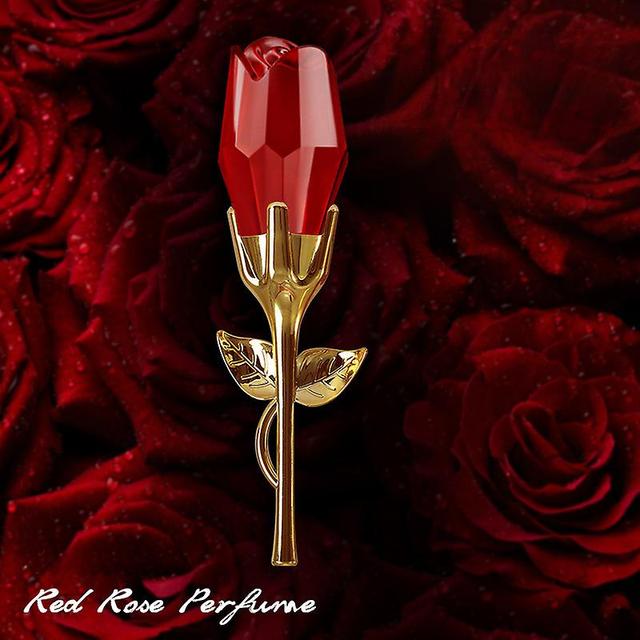 Lisade Romantic Red Rose Perfume For Women, Rose Shaped Refreshing Long Lasting Fragrance With Floral Notes Perfume Gift For Her For Dating 1pcs on Productcaster.