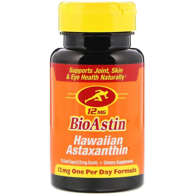 Nutrex Hawaii, BioAstin, Hawaiian Astaxanthin, 12 mg, 75 Gel Caps on Productcaster.