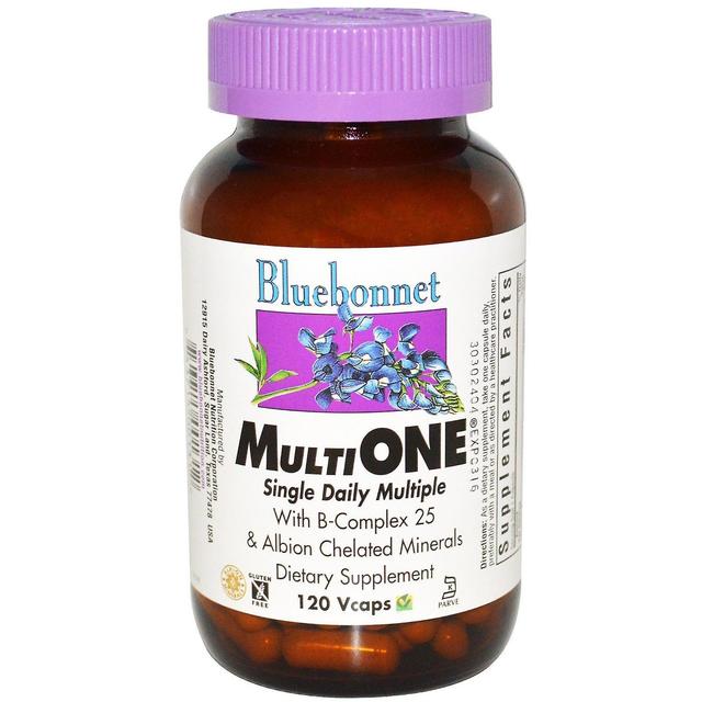 Bluebonnet Nutrition Bluebonnet Ernæring, Multi One, Single Daily Multiple, 120 Vcaps on Productcaster.