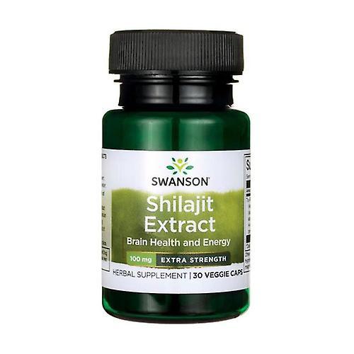 Swanson Superior herbs shilajit extract - extra strength 100 mg 30 vegetable capsules of 100mg on Productcaster.