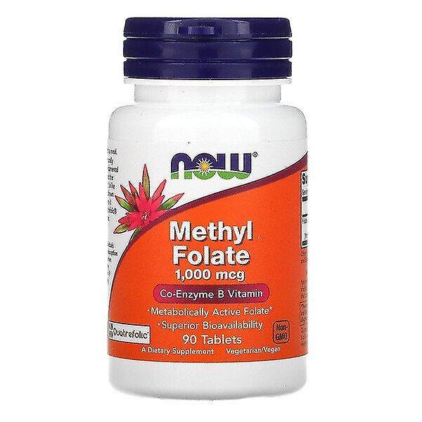 Now Foods, Methyl Folate, 1,000 mcg, 90 Tablets on Productcaster.