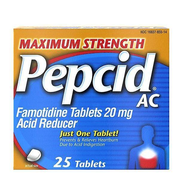 Pepcid ac maximum strength for heartburn prevention & relief, 25 ct on Productcaster.