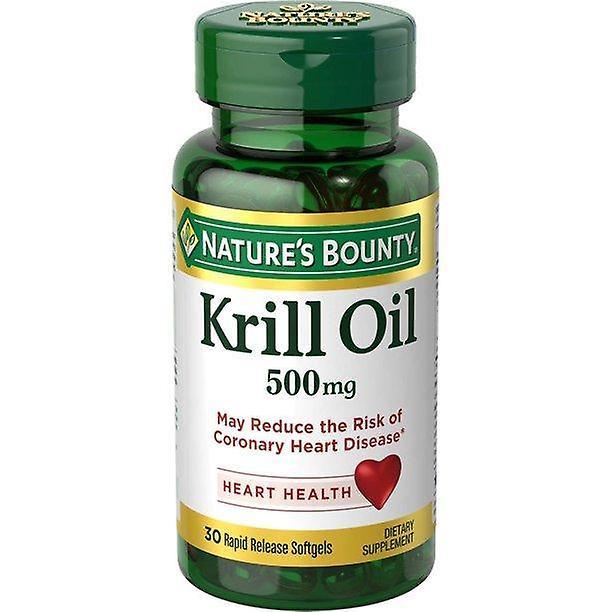 Natures Bounty Naturens dusør krill olie softgels, 500 mg, 30 ct on Productcaster.