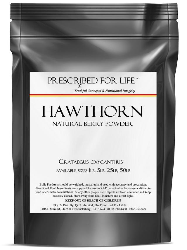 Prescribed For Life Hawthorn Berry - Natural Berry Fine Powder (Crataegus laevigata) 1 kg (2.2 lb) on Productcaster.