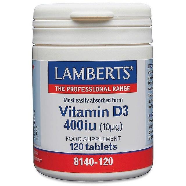 Lamberts Vitamin D3 400iu Tablets 120 (8140-120) on Productcaster.