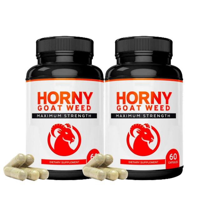 Horny Goat Weed For Men And Women | Maca Root-ginseng-yohimbine-tribulus-l-arginine Endurance-circulation-joint And Back Support - 60 Tablets 1-pac... on Productcaster.