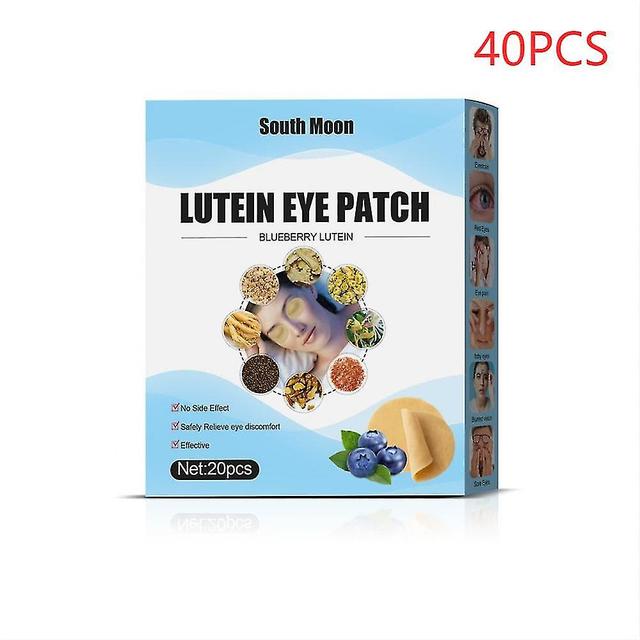 Eye Patch Blueberry Lutein Relief Eye Discomfort Removal Fatigue Eye Care Sleeping Eye Mask Colour 40pcs on Productcaster.