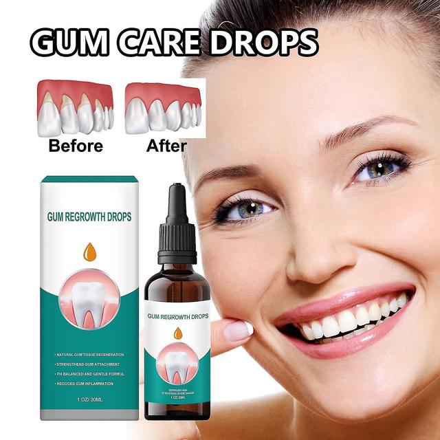 Gum Regrowth Drops, Gum Relief Drops, Gum Regrowth Drops, Gum Treatment For Receding Gums, Oil Pulling For Teeth And Gums Rejuvenate Your Gums 3pcs on Productcaster.