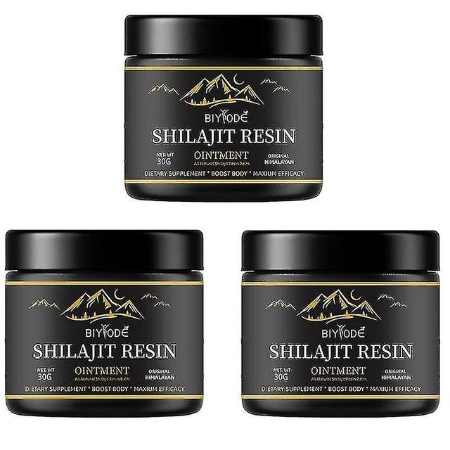 3pcs Pure 100% Himalayan Shilajit, Soft Resin, Organic, Extremely Potent, Fulvic Acid on Productcaster.