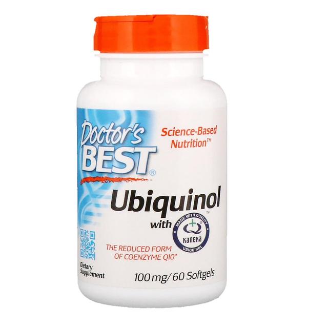 Doctor's Best, Ubiquinol com Kaneka, 100 mg, 60 Cápsulas gelatinosas on Productcaster.