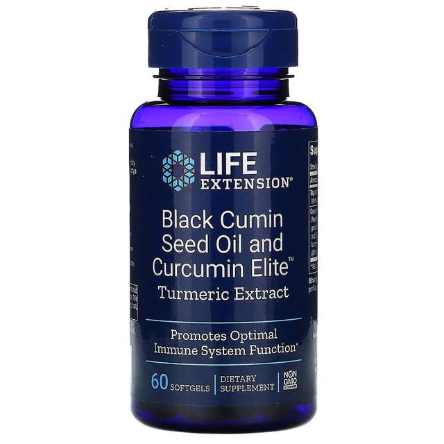 Life Extension, Black Cumin Seed Oil and Curcumin Elite Turmeric Extract, 60 Sof on Productcaster.