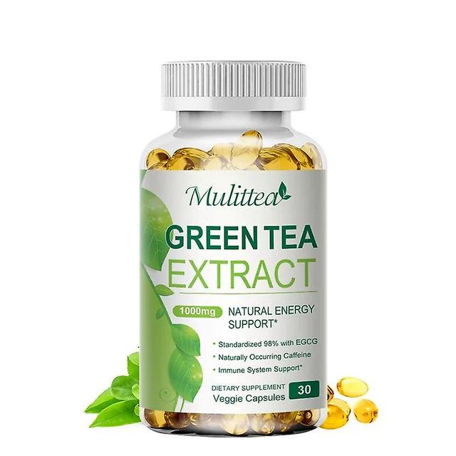 Matcha Green Tea Capsule plant based for Digestion and fatigue relief Promote appetite Tea polyphenolsTIB TIB . 30pcs on Productcaster.