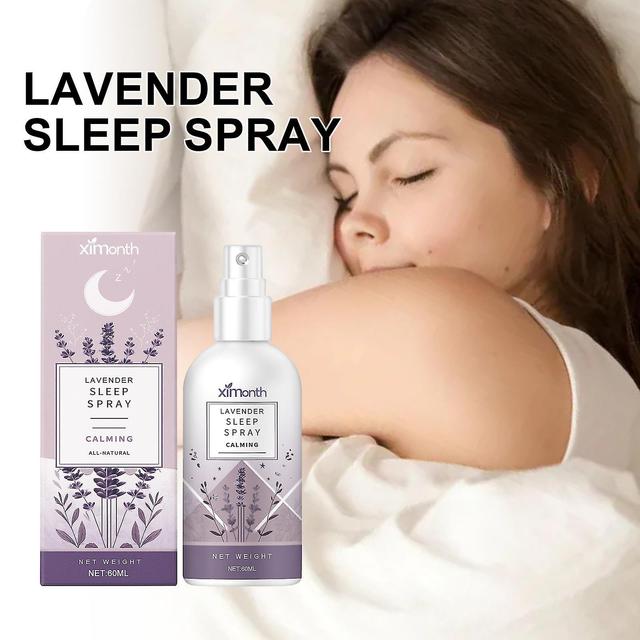 Ximonth Sleep Spray łagodzi niepokój, zmęczenie, lekki sen, dba o sen, relaksuje ciało i umysł, suplementy witaminowe w sprayu lawendowym1szt) -GSL... on Productcaster.