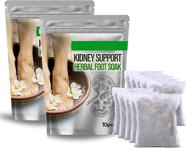 Kidney Support Herbal Foot Soak, Lymphatic Drainage Ginger Foot Soak 20pcs on Productcaster.