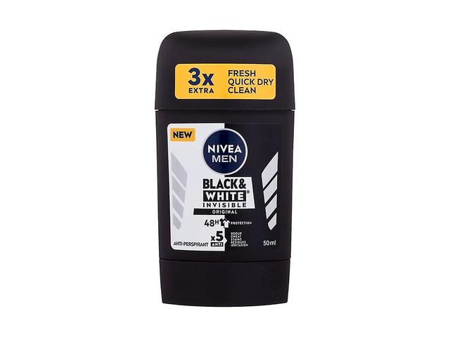 Nivea - Men Invisible For Black & White Original Deodorant - For Men, 50 ml on Productcaster.