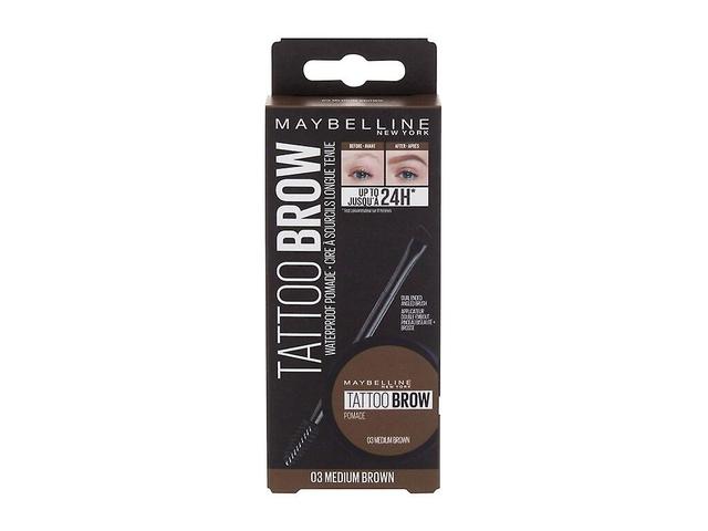 Maybelline - Tattoo Brow Lasting Color Pomade 03 Medium Brown - For Women, 4 g on Productcaster.