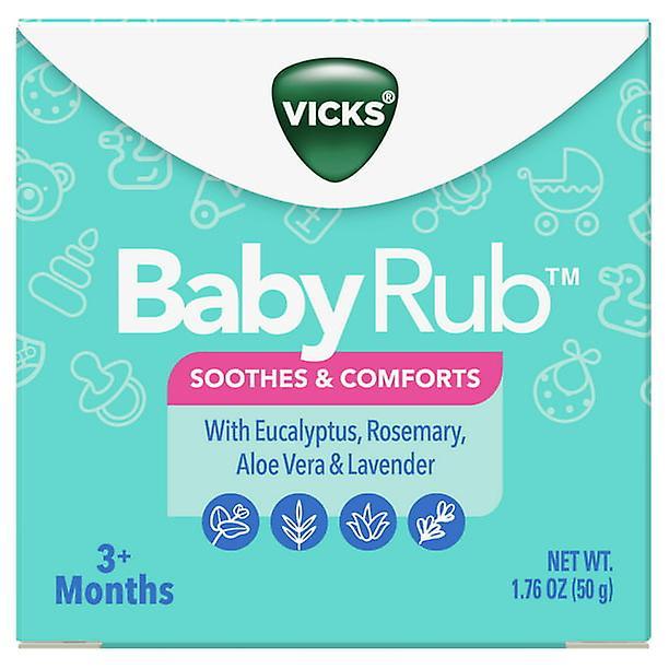 Vicks babyrub, non-medicated soothing chest rub ointment for babies ages 3 months+ 1.76 oz on Productcaster.