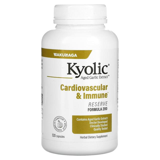 Kyolic, Aged Garlic Extract, Cardiovascular & Immune, 120 Capsules on Productcaster.