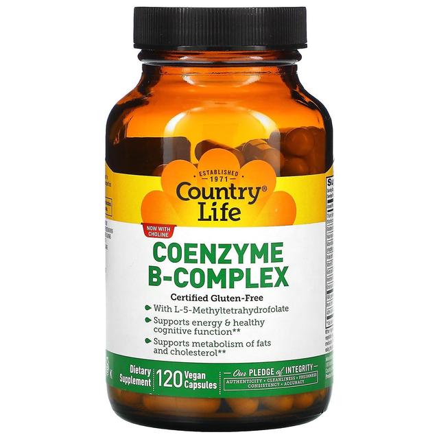 Country Life, Coenzyme B-Complex, 120 Vegan Capsules on Productcaster.