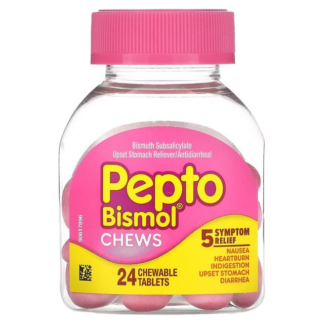 Pepto Bismol, Pepto Bismol tuggar, 24 tuggtabletter on Productcaster.