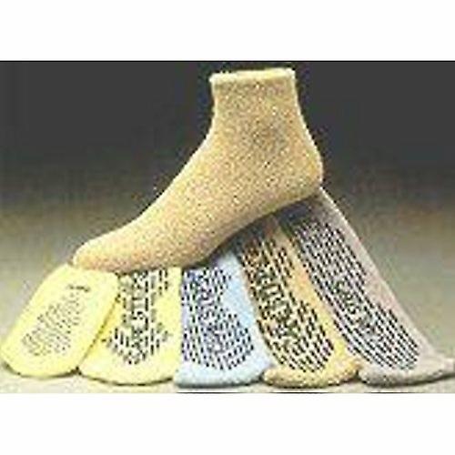 Alba Healthcare Slipper Socks Care-Steps Adult X-Large Gray Above the Ankle, Count of 48 (Pack of 1) on Productcaster.