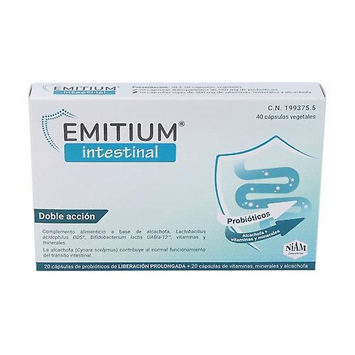 Laboratorios Niam črevný emitium 40 rastlinné kapsuly on Productcaster.