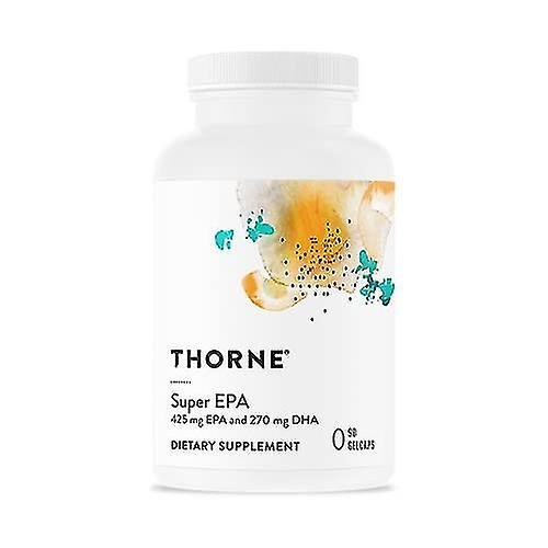 Thorne Super EPA 90 Gelcaps Integratore di Acidi Grassi Omega-3 EPA 425mg e DHA 270mg on Productcaster.