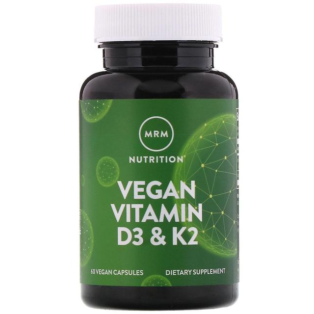 MRM, Vegansk D3-vitamin & K2, 60 veganske kapsler on Productcaster.