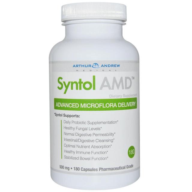 Arthur Andrew Medical, Syntol AMD, Consegna avanzata Microflora, 500 mg, 180 Cap on Productcaster.