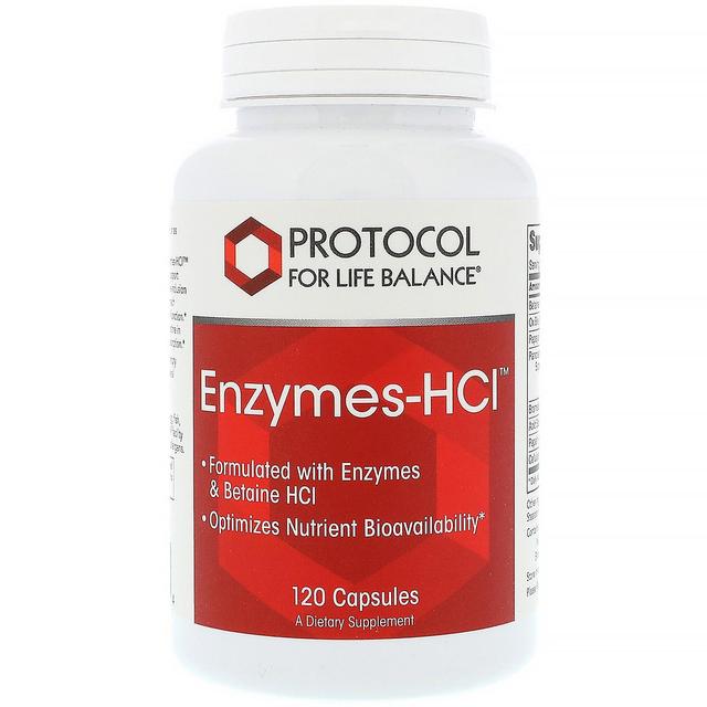 Protocol for Life Balance Protokoll für Life Balance, Enzyme-HCI, 120 Kapseln on Productcaster.