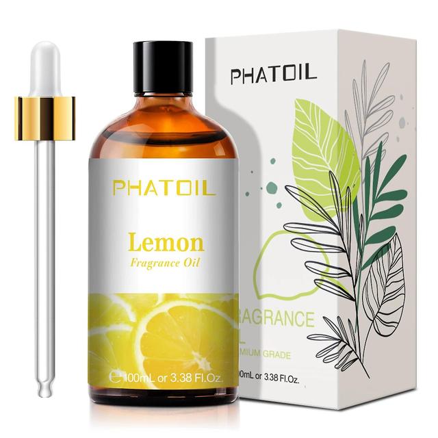 Phatoil 100ml Blueberry Huiles Parfum Noix de Coco Vanille Vert Pomme Mangue Canneberge Fraise Raisin Goyave Cerise Huiles Essentielles Lemon on Productcaster.