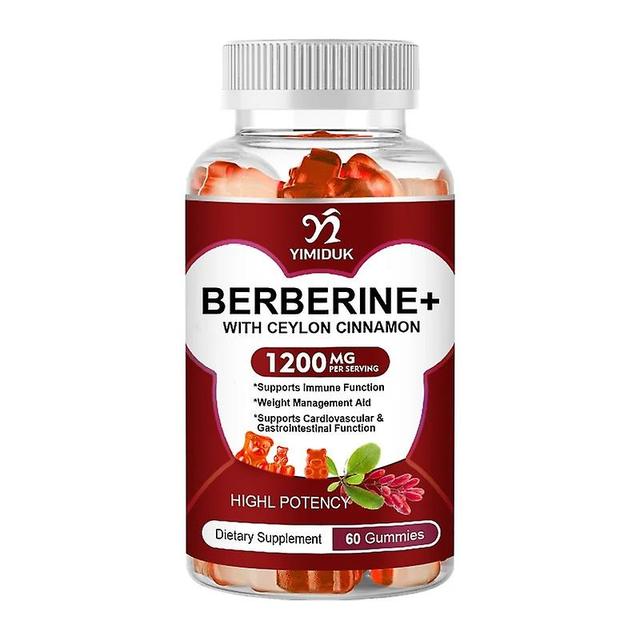 Sofirn Berberine Gummies with Ceylon Cinnamon Black Pepper Extract Supports Immune System, Cardiovascular & Gastrointestinal Function 1 Bottles on Productcaster.