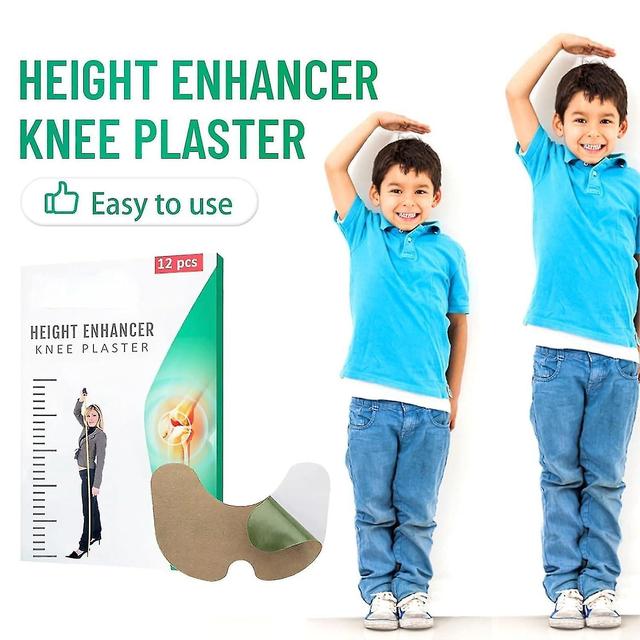 Höjdförstärkare Knäplåster, Höjdtillväxtplåster Premium Peak Height Growth Supplement för barn Tonåringar att växa längre naturligt 2-pack - 24st on Productcaster.