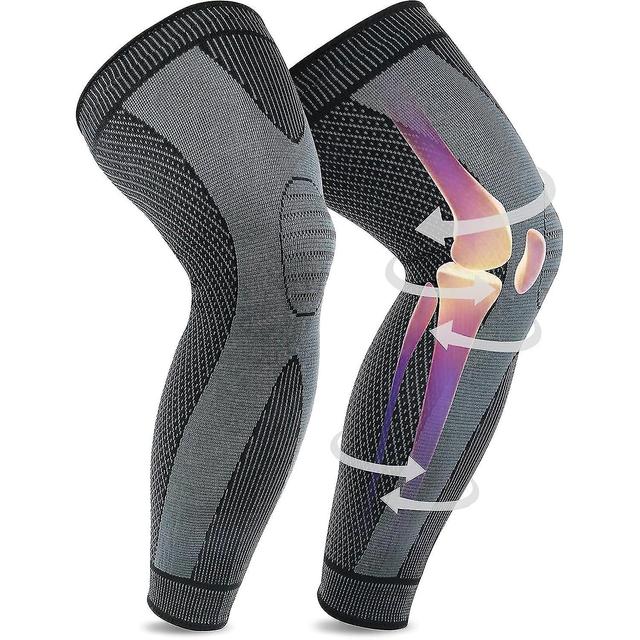 (XL) Genouillre de sport tendue, genouillre de compression lastique respirante et antidrapante pour le sport, la course pied, les dchirures du mn on Productcaster.