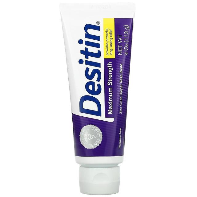 Desitin, Pasta para la dermatitis del pañal, Fuerza máxima, 4 oz (113 g) on Productcaster.