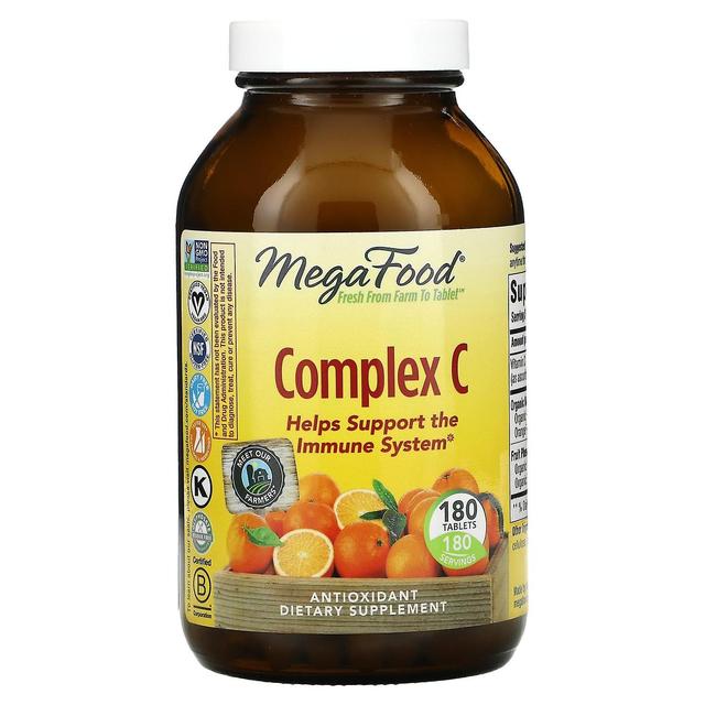 MegaFood, Komplex C, 180 Tabletter on Productcaster.