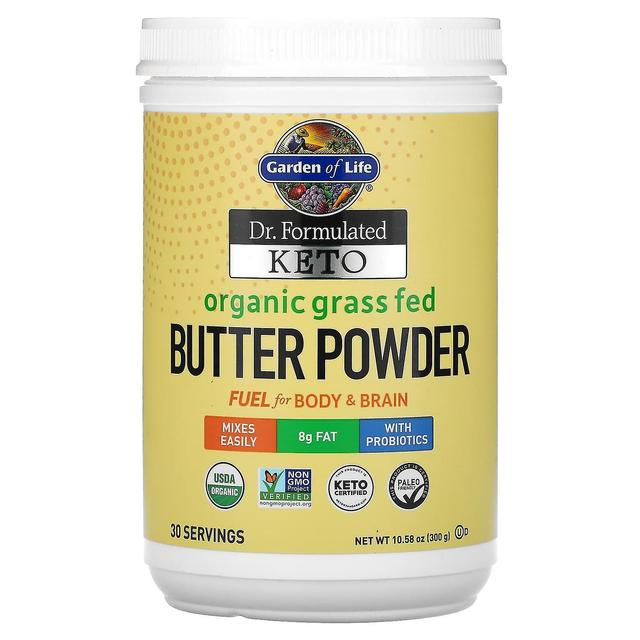 Garden of Life, Dr. Formulated Keto, Organic Grass Fed Butter Powder, 10.58 oz (300 g) on Productcaster.