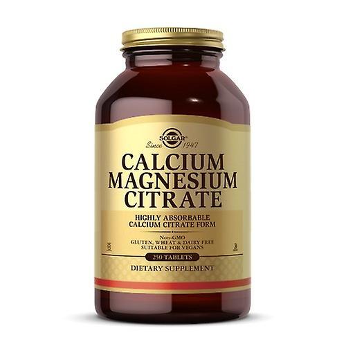 Solgar Calcium Magnésium Citrate Comprimés, 250 Tabs (Paquet de 2) on Productcaster.