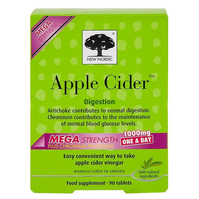 New Nordic Apple Cider Mega Strength 1000mg 90 Tablets on Productcaster.