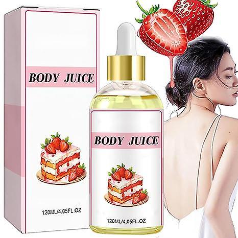 Ofocase Body Juice Oil Strawberry, Hydrate And Moisturize Dry Skin Body Juice Oil Scent Strawberry Wild 120ml 1pc on Productcaster.