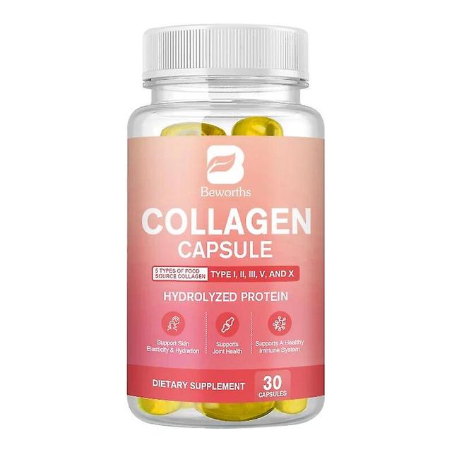 Tib Hydrolyzed Collagen Capsules Helps Skin & Joint & Hair & Nails Health Nutritional Supplements For Women Tib 30pcs on Productcaster.