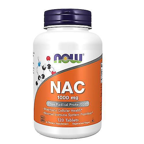 Now Foods N-acetyl-L-cysteïne (NAC), 1000 mg, 120 tabletten (1 stuks) LANG on Productcaster.