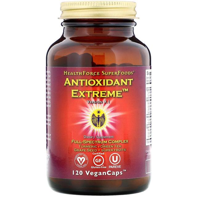 HealthForce Superfoods, Antioxidant Extreme, Version 9.1, 120 VeganCaps on Productcaster.