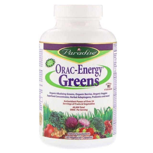 Paradise Herbs Paradieskräuter, ORAC-Energy Greens, 120 Vegetarische Kapseln on Productcaster.